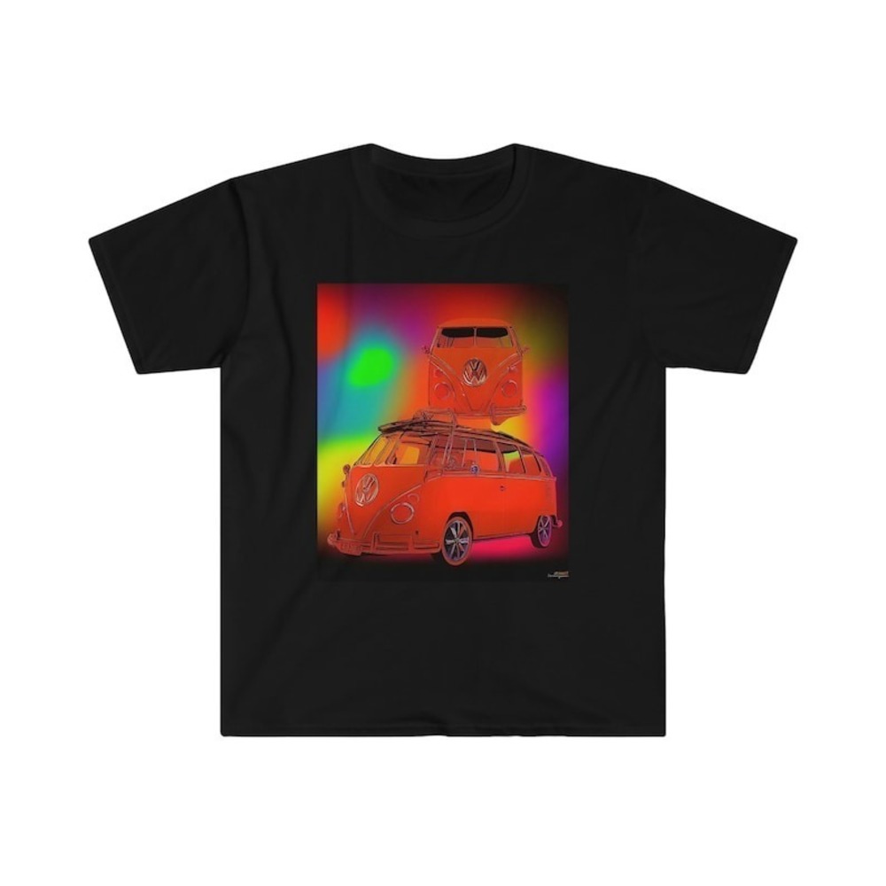 VDub Volkswagen California Woodstock 60s Hippie Bus T-Shirt